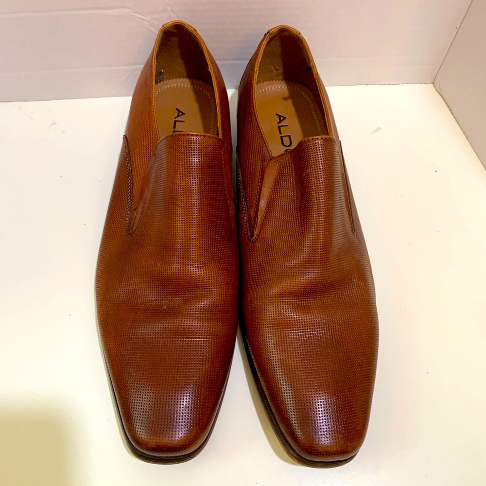 ALDO perforated leather slip on. Size 11
